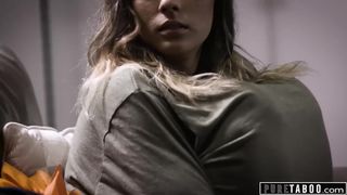 UNSPOILED TABOO Teenager Virgin Tricked into Tearing Up Uncle During Sleepover