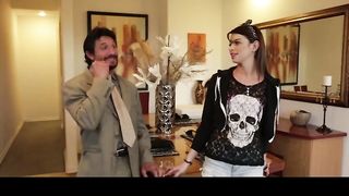 Aspen Ora and her step- parent are having casual hump, when her mummy is at work