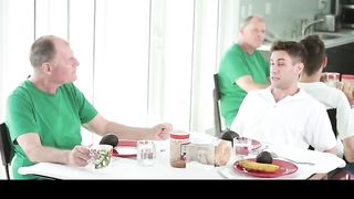 Supreme looking dude came home after work and finished up having romp with his step- mom