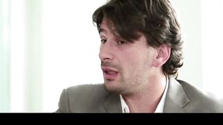 Brunette Teen asked her stepmom's lover to romp her brains out